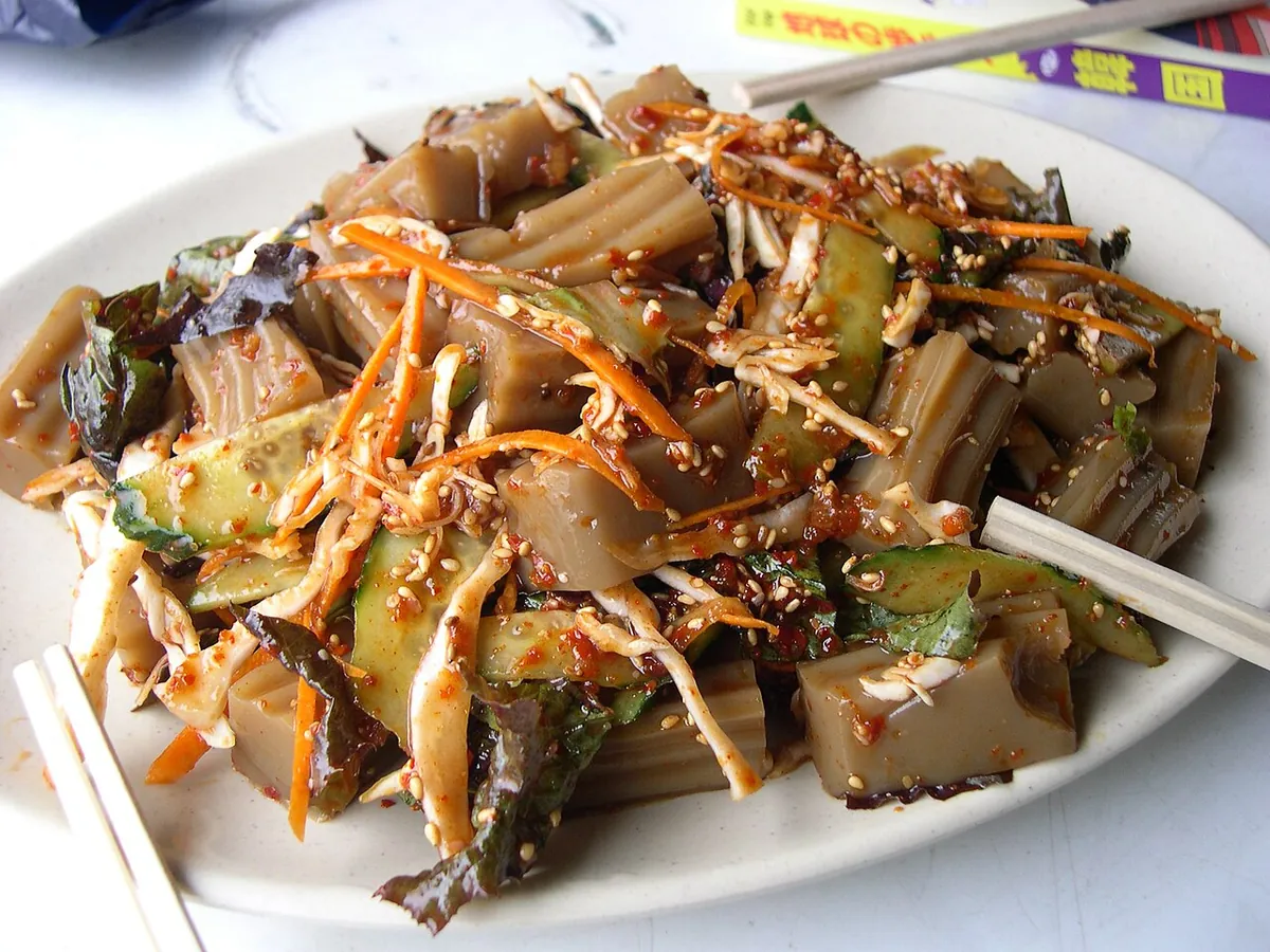 도토리묵무침