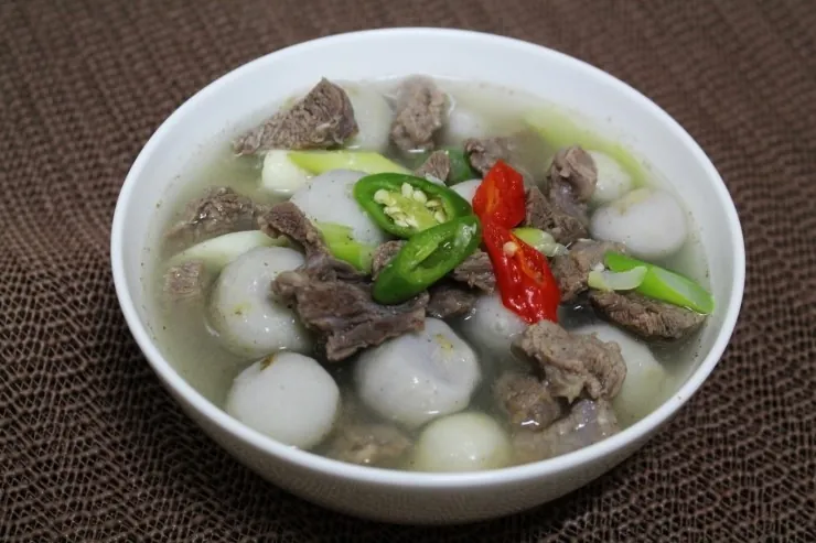 소고기 토란국